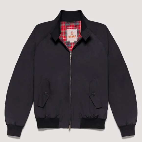 Dark Navy G9 Baracuta Harrington Bomber Jacket - Picture 1 of 8